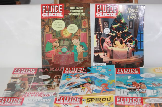 Lot De 8 Magazines Fluide Glacial