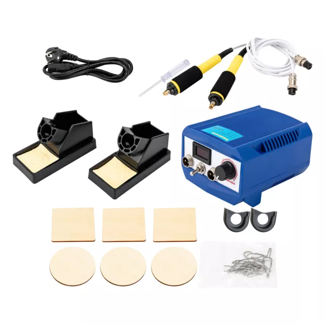 Neu 60W Pyrographiemaschine 2* Pyrographie-Stifte 20* Brennspitzen Komplett-Kit