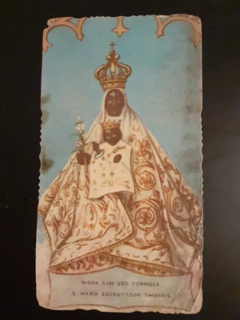 1900 Tindari Sicilia Madonna Di Tindari E Orazione Di San Bernardo