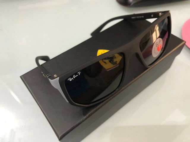 Ray-Ban Scuderia Ferrari Collection Polarized Sunglasses black lenses