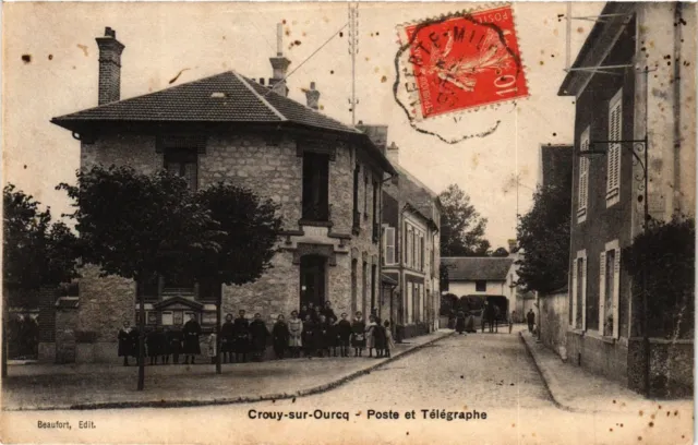 CPA AK CROUY-sur-OURCQ - Poste et Telegraphe (259708)