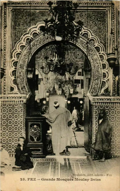 CPA AK Fez - Grande Mosquee Moulay Driss MAROC (963494)