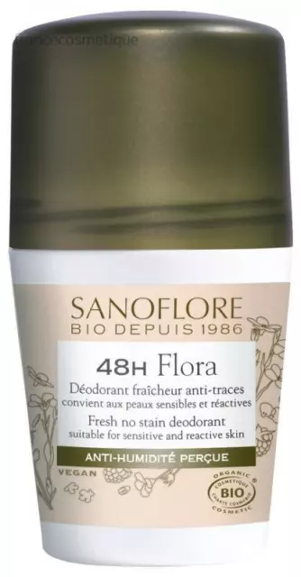 Sanoflore 48H Flora Roll-On Organic 50ml