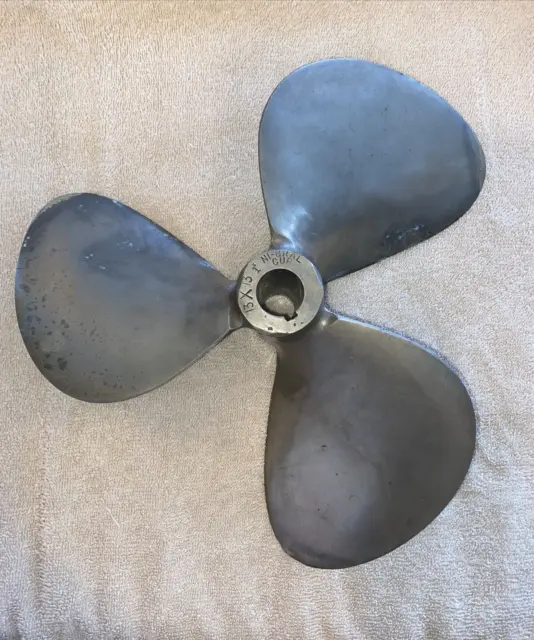 Vintage Nibral Cup Brass Boat Propeller