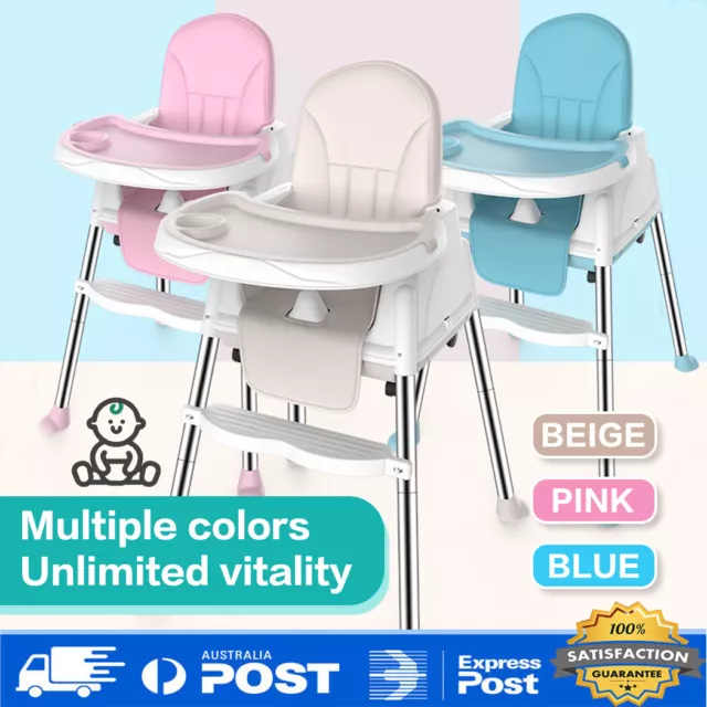 3 in 1 Baby High Chair Infant Dining Eating Feeding Highchair 3IN1 Seat Toddler