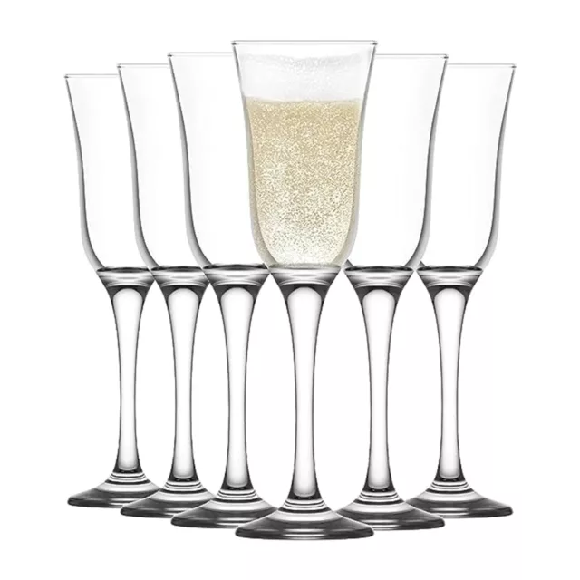 Champagnergläser Set 6tlg. Champagnerkelche Sektgläser Prosecco Gläser