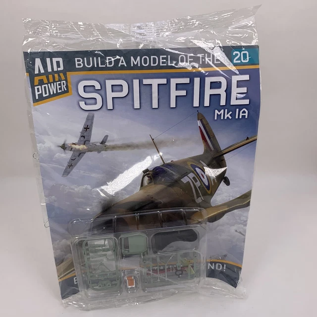 BUILD A MODEL Spitfire MK1A Issue #20 MKIA Air Power Hachette Magazine ...