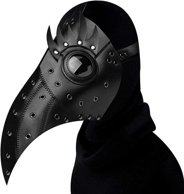 Thinktop Plague Doctor Bird Mask Long Nose Beak Cosplay Steampunk Halloween Cost