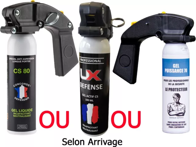 Aérosol GEL POIVRE 100 ml avec poignée - Nouvelle génération