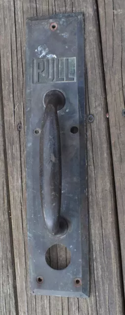 Antique Vintage Brass Door Push Pull Handle Hardware