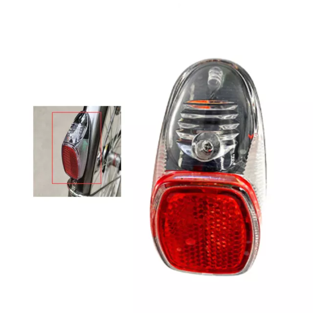 Solar Lighted Tail Light Mountain Bike Smart Sensor Tail Reflective Warning