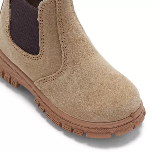 Grosby Ranch Boots Wheat Toddler Infant Boys Kids Leather Slip On Shoes 3