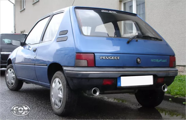 FOX ÉCHAPPEMENT SPORT Peugeot 207 RC 2x100 Incliné EUR 459,00