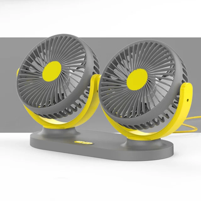 Ventilateur de voiture réglable à deux vitesses de ventilateur USB de voiture