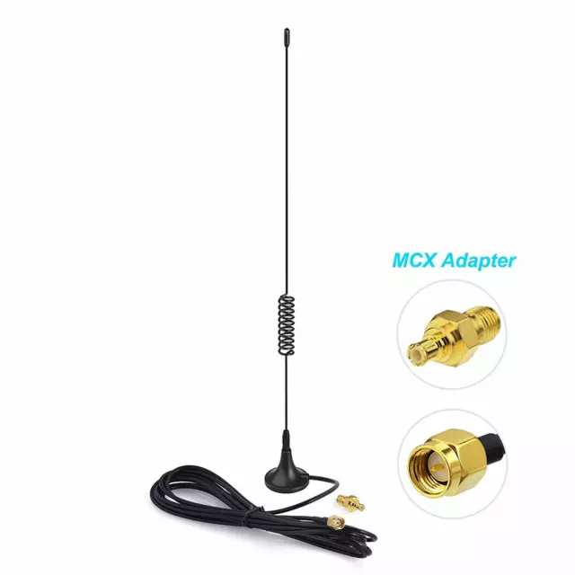 1090MHz Magnetic SMA/MCX Antenna 3m for RTL-SDR Software Defined Radio USB Stick