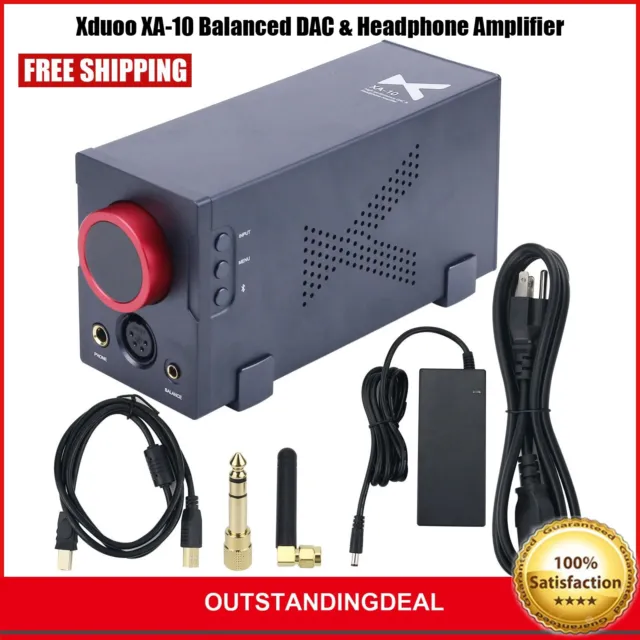 Xduoo XA-10 Balanced DAC & Headphone Amplifier Class A 4000mW USB DAC DSD512 ot3
