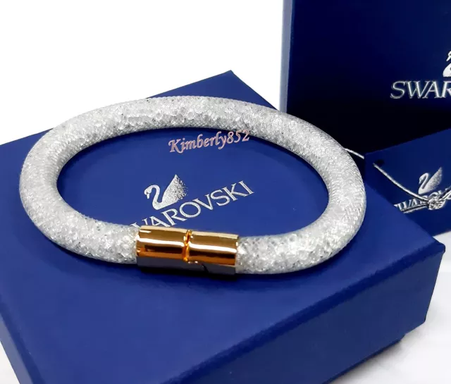 Swarovski stardust bracelet Small size. 18cm Box,... - Depop