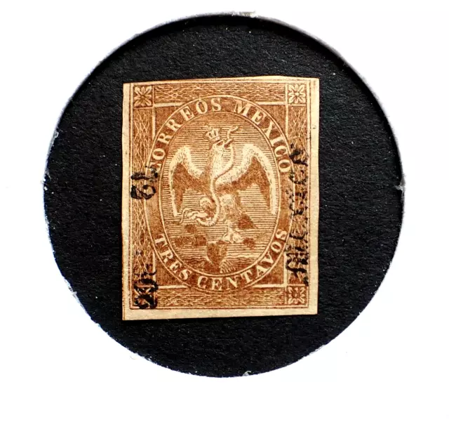 Mexico Mexique / Classic Stamp 1864 / 3 C