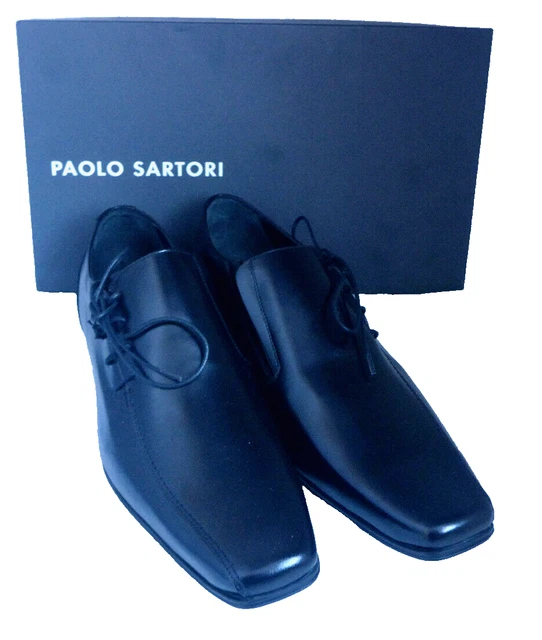 PAOLO SARTORI MENS Sz 7 Eur 41 Montaugue Side Lace Up Smart  display picture 3