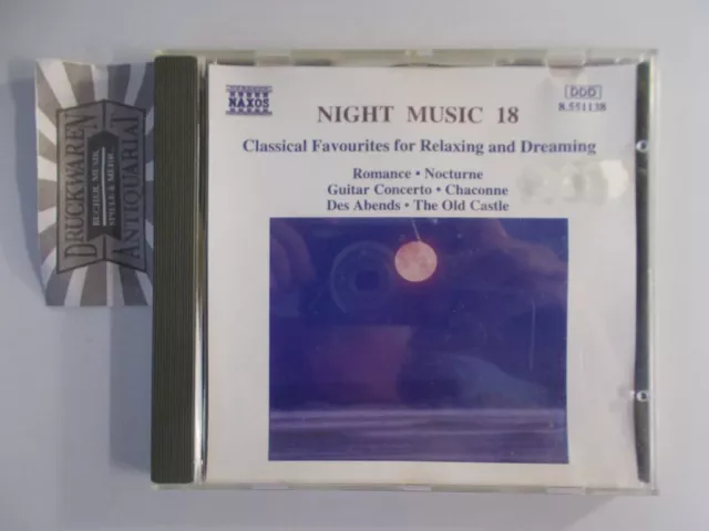 Night Music 18 [Audio CD]. Classical Favourites for Relaxing and Dreaming. Vario