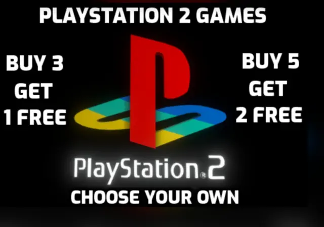 Sony Playstation 2 Spiele - Riesige Liste AAA-Titel Erstellen Sie Ihr Bundle