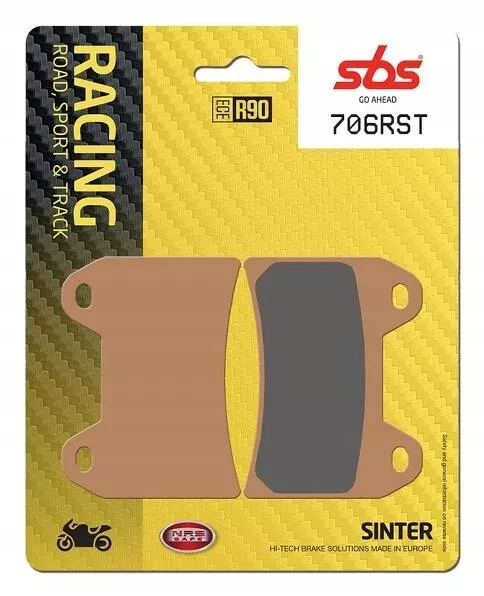 Plaquettes De Frein Kh244 Track And Sport Sinter Colour Gold 706Rst (Remplace Rs 2