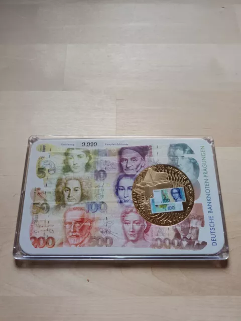 Deutsche Banknoten-Prägungen -  Große Medaille - Motiv *Clara Schumann*