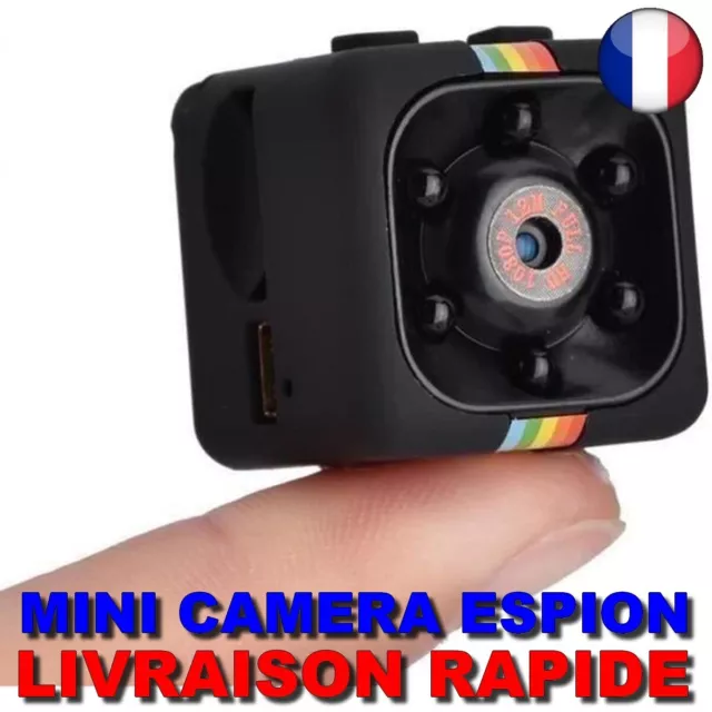 Mini Caméra Surveillance HD Sport Plein Air Vision Nocturne Enregistre