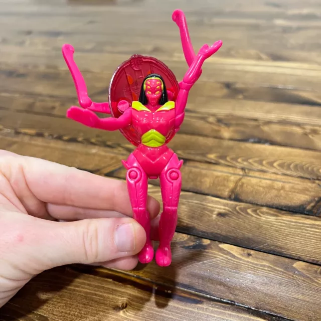 Transformers Beast Machines 2000 McDonalds Happy Meal Figure Pink Blackarachnia