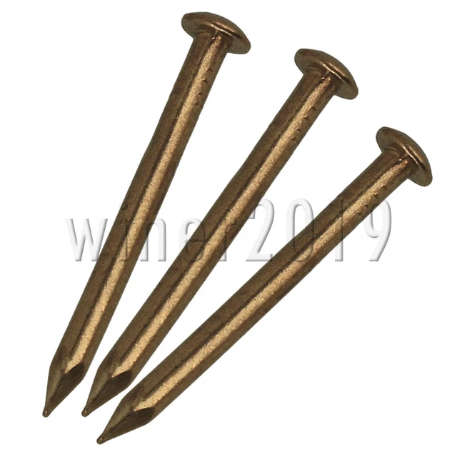 18mm Round Head Antique Vintage Copper Furniture Miniature Nail Pack of 300