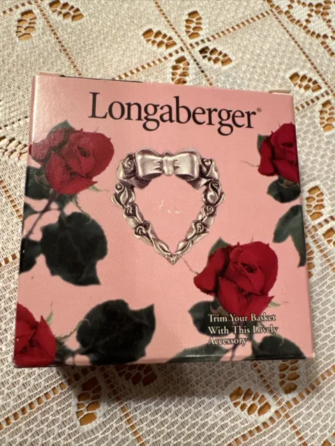 Longaberger 1998 Sweetheart Picture Perfect Basket Tie-On Pin