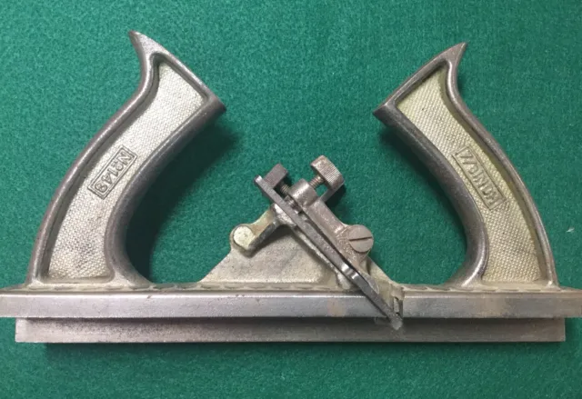 w Vtg STANLEY No. 148 MATCH PLANE 7/8 Inch Double End w/2 Cutters