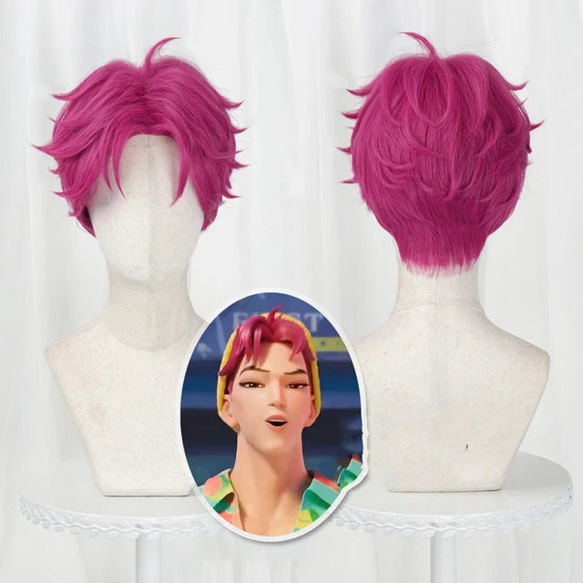 KPop Demon Hunters Wig Saja Boys Jinu Baby Abby Mystery Romance Wig