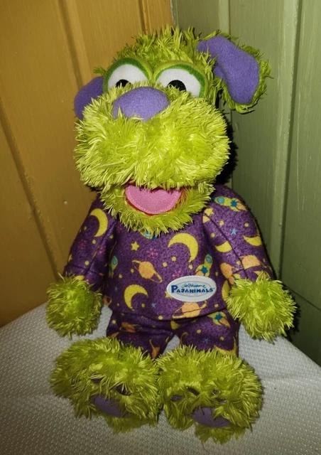 Jim Henson's Pajanimals Apollo Green Plush Stuffed Animal Sprout Muppet 8” Tomy