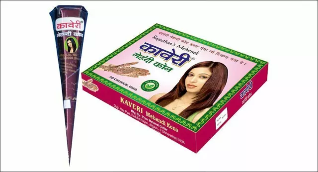 36 Natural Herbal Kaveri Henna Temporaire Mehandi Cônes Mehndi Tattoo Body... 2