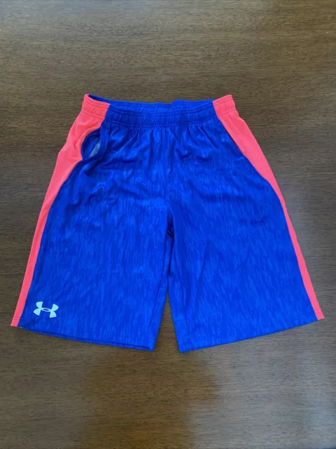 UNDER ARMOUR TECH Shorts Blue/Pink Athletic Size Youth XL New With Tag ...
