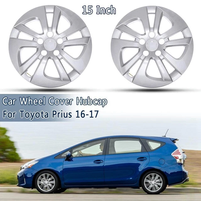 1 paio 15 copriruota auto coprimozzo per Prius 2016-2018 P7D4 3