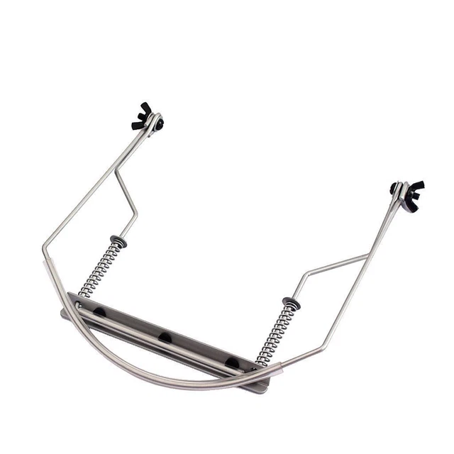chromé réglable 10 trous harmonica titulaire bouche cou mains libre rack