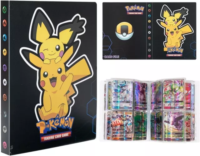 Raccoglitore per Carte Pokemon e da Gioco - Album Multifunzionale da 240 Carte,