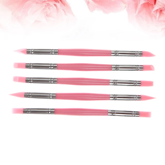 5 Pcs Werkzeuge Abwischen Malpinsel Pinsel-Set Pinselset Gummistift