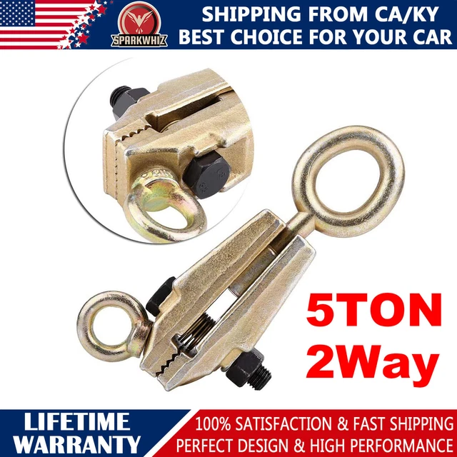 5 Ton 2 Way Auto Body Repair Tool Pull Clamp Frame Dent Puller Self-tightening