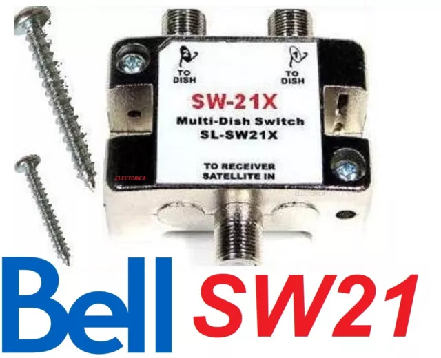 Bell Tv Sw21 Satellite Switch Sw-21 Lnb Dish Network