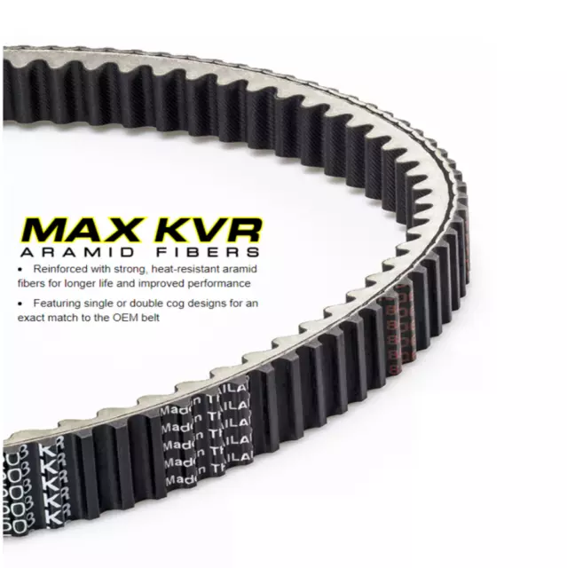 Fits Piaggio 500 Beverly 2002 - 2006 MAX KVR Drive Belt 832738 JTB4601KR