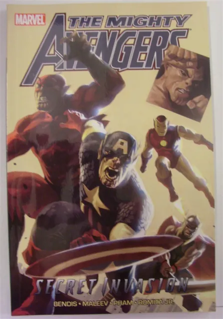 Mighty Avengers Vol.3 Secret Invasion Marvel Tpb Comic 1St Print Bendis 2009 Nm