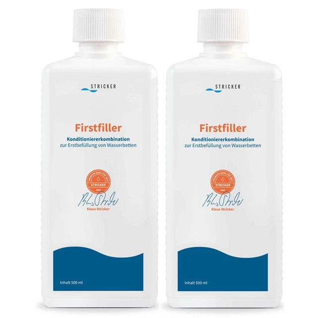 Firstfiller condizionatore Start letto ad acqua balsamo primo riempimento 2x 0,5 L