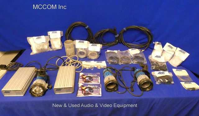 Arri Arrilux 125 Light Qty 3 w/ 2 EB 125 Ballast, Other Spare Parts READ AD Arri Arrilux 125 Light Qty 3 w/ 2 EB 125 Ballast, Other Spare Parts READ AD