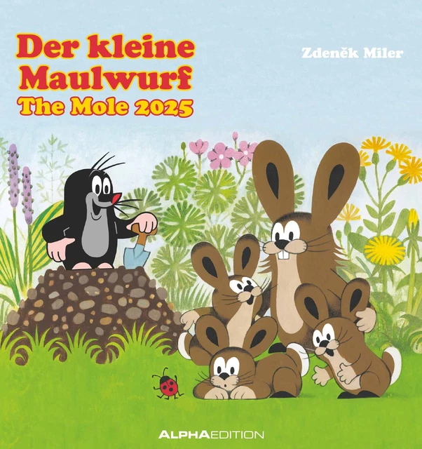 KALENDER 2025 - Der kleine Maulwurf 2025 - 16 x 17cm Wandkalender