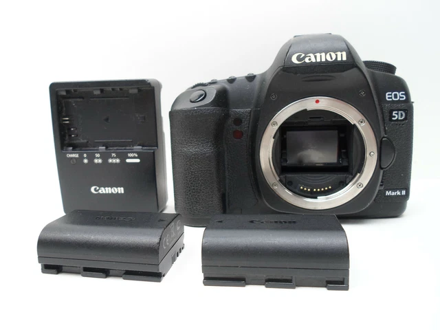 Canon EOS 5D Mark II 21.1 MP Digital SLR Camera Black (Body Only) (O15295-1)