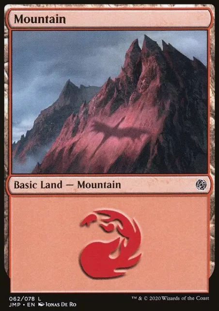 MTG Magic the Gathering Mountain (62/496) Jumpstart NM