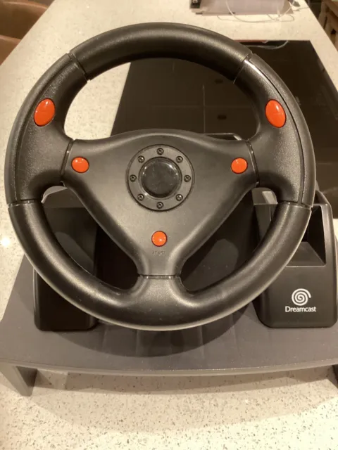Official Sega Dreamcast Steering Wheel Race Controller